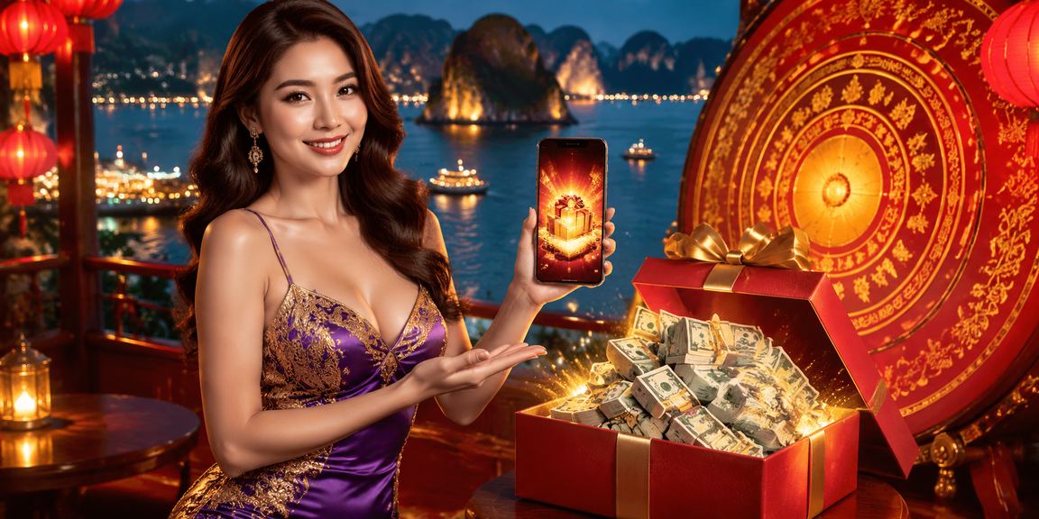 Khung cảnh casino trên di động tại Hạ Long Bay